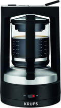 Krups KM4689 Filterkaffeemaschine T8 | 850 Watt | Automatische Abschaltung | 8-12 Tassen | Beleuchteter Ein-/ Ausschalter | Schwarz