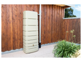 4rain Regentonne »SLIM«, 650 Liter Volumen, inklusive Auslaufhahn und Windsicherung