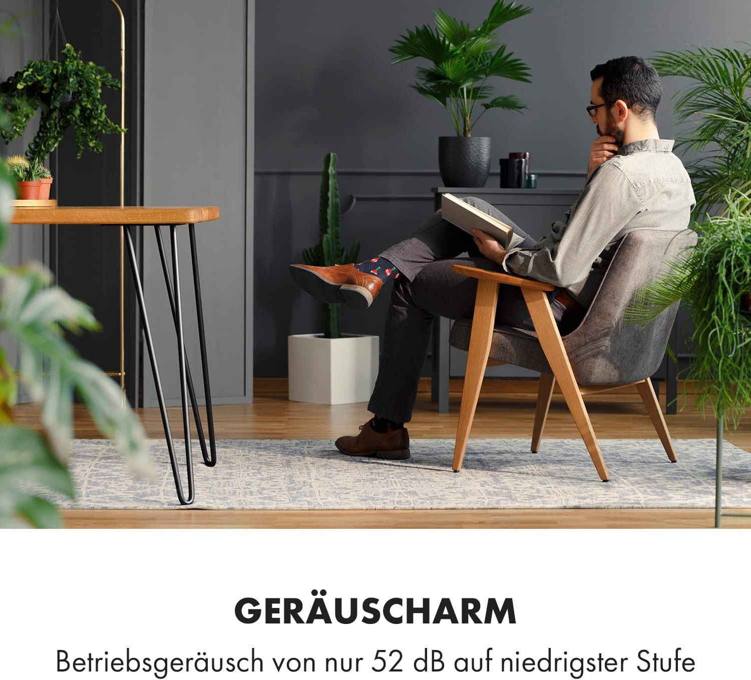 Klarstein Mobile Klimaanlage mit Abluftschlauch, 4-in-1 Klimagerät mit Ventilator, Luftentfeuchter & Nachtmodus, Kleine & Portable Klimaanlage für Wohnung & Büro, App-Steuerung, 12000 BTU