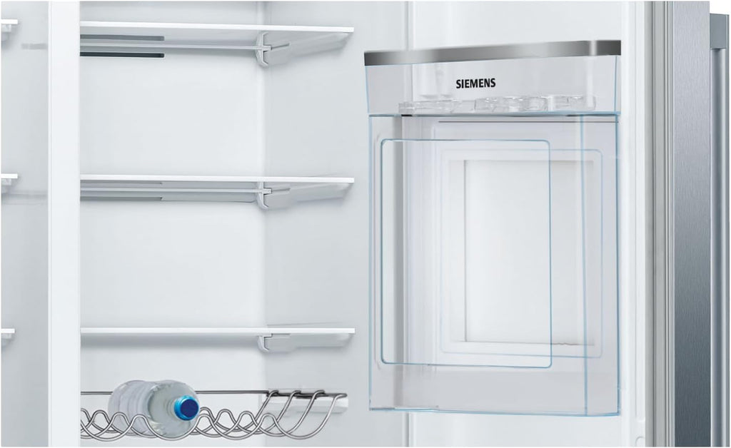 SIEMENS KF96NVPEA iQ300 Multi-Door-Kühlschrank, 183 x 91 cm, 405 L Kühlen & 200 L Gefrieren, hyperFresh längere Frische, noFrost nie wieder abtauen, superCooling schnellere Kühlung