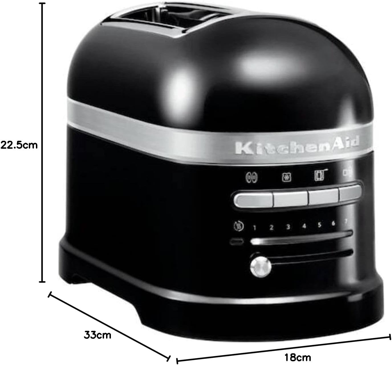 KitchenAid Toaster für 2 Scheiben mit Sandwich-Zange | Artisan | Retro Toast Machine | Verschiedene Funktionen und Bräunungsstufen | Grün