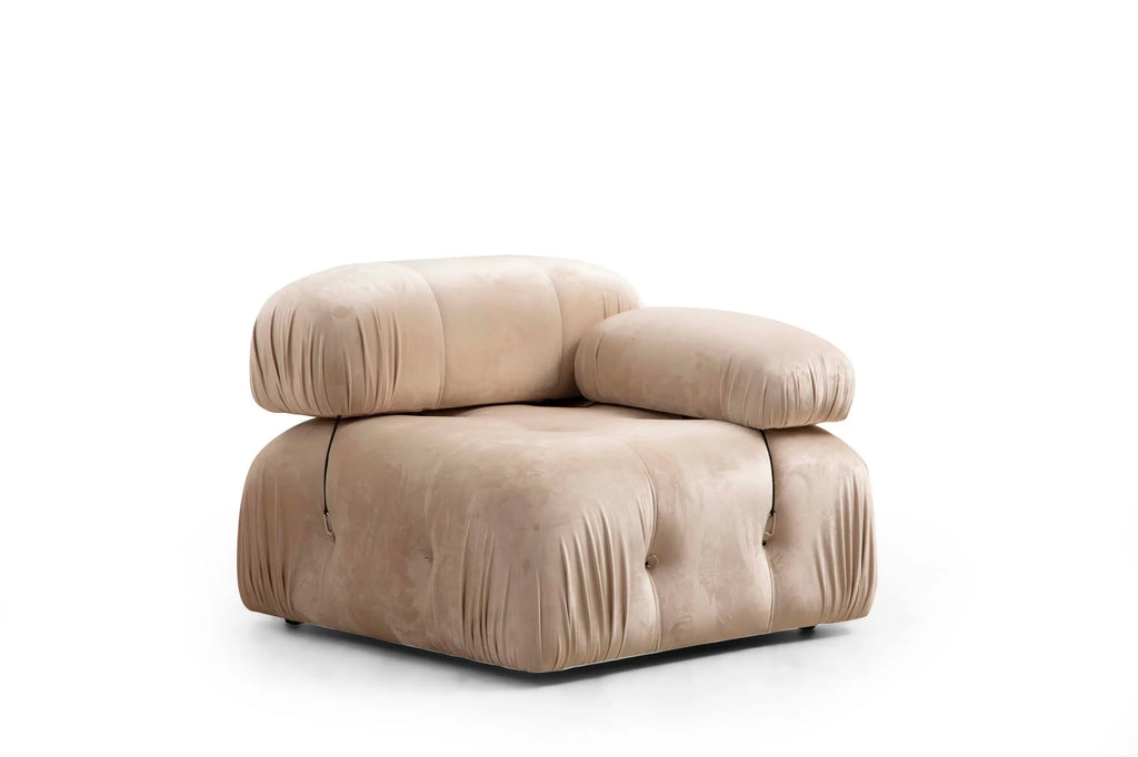 Bubble Corner ( L1 Ecksofa - Sahne