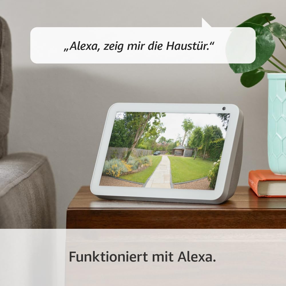 Ring Außenkamera Pro Solar (Stick Up Cam Pro) | Solarbetriebene Überwachungskamera aussen mit 1080p-HDR-Video, WLAN, 3D-Bewegungserfassung, Alexa-kompatibel | 2 Sicherheitskameras