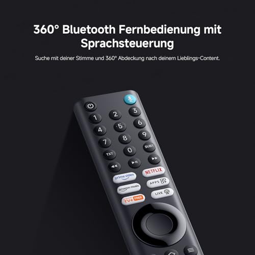 Xiaomi TV F Pro 32, 32 Zoll (81 cm), QLED, Smart TV, Fire OS7, Triple Tuner DVB-C/S/S2/T/T2,Dolby Audio™, DTS Virtual:X, DTS-HD, Sprachsteuerung mit Alexa, Kompatibel mit Apple AirPlay