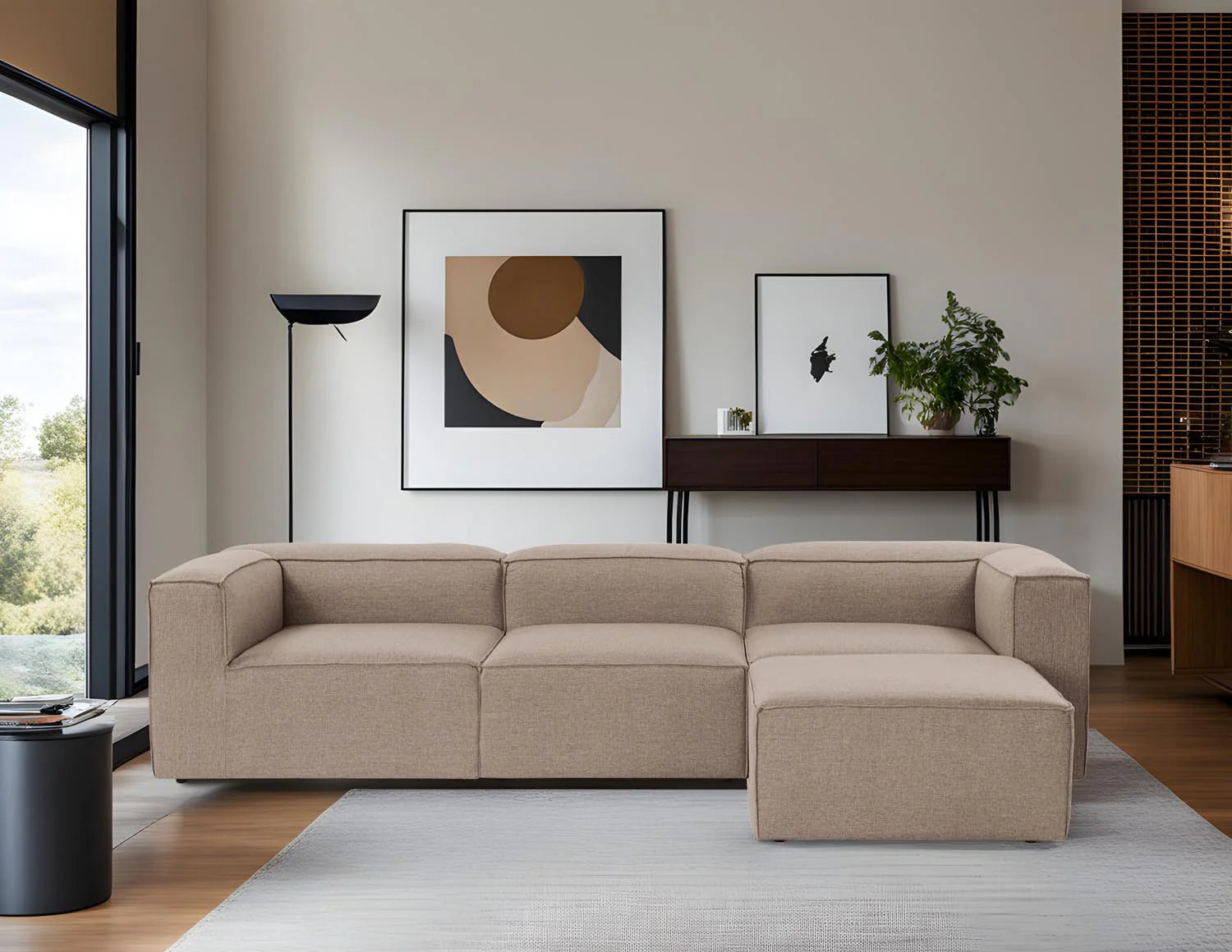 Fora Ecksofa - Braun