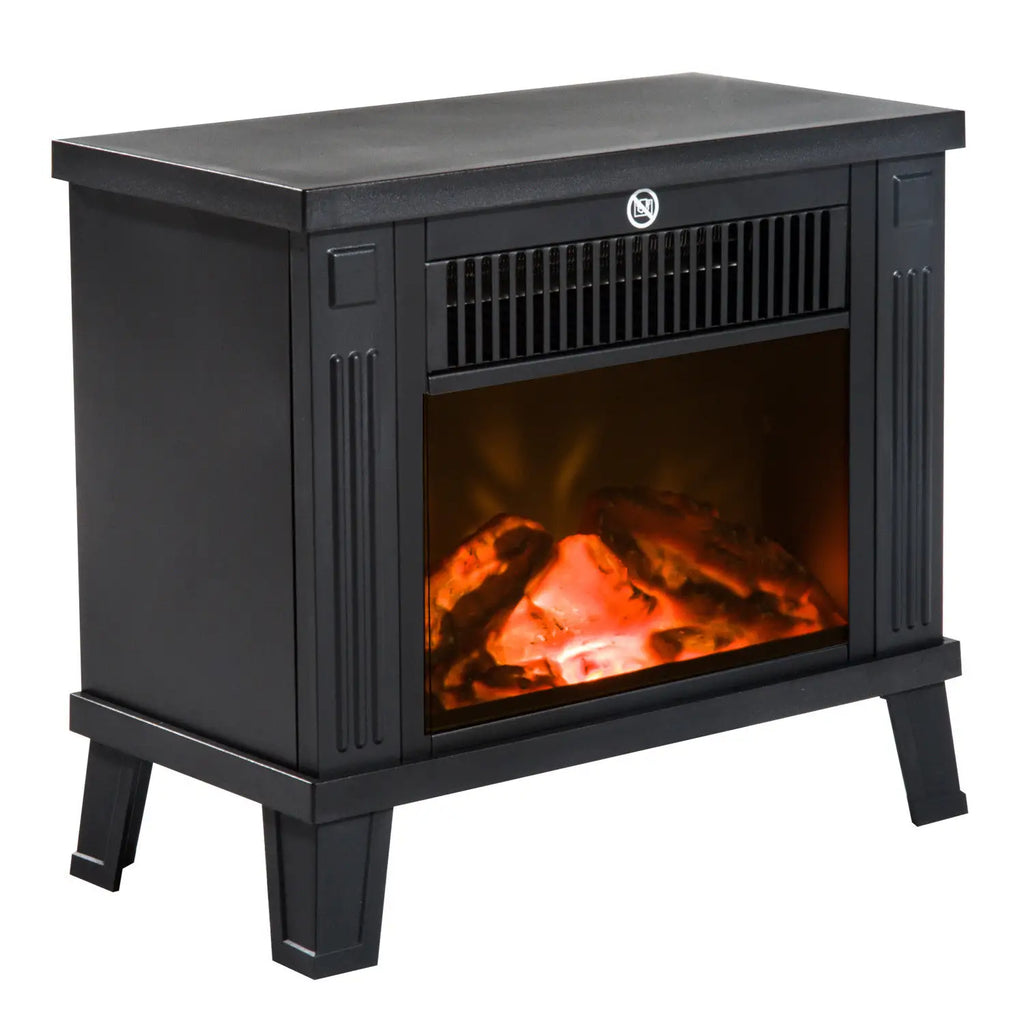 HOMCOM Elektrokamin mit Flammeneffekt & 2 Heizstufen
