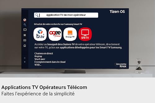 Samsung AI TV 55 Zoll QLED 55Q6F 4K Smart TV, Quantum Dots, Q4 Lite Processor, WiFi, Airplay, HDR, Q-Symphony, OTS Lite, Knox Security, Gaming Hub, Bixby, integrierte App Betreiber
