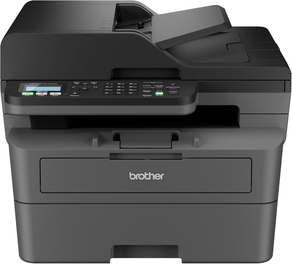 Brother MFC-L2835DW | 4-in-1-Multifunktionsdrucker (Drucken/Scan/Kopieren/Faxen) Laserdrucker Monochrom – WLAN & Ethernet – Dokumentenzuführung (ADF) für 50 Blatt – Druckgeschwindigkeit von 32 Seiten