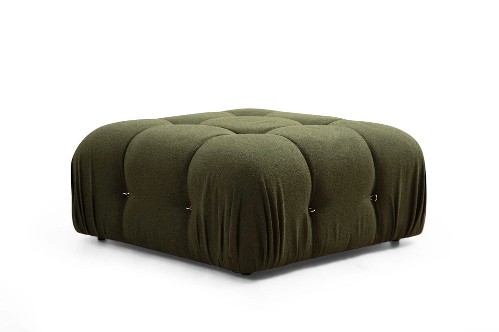 Bubble Green L1 Ecksofa - Grün