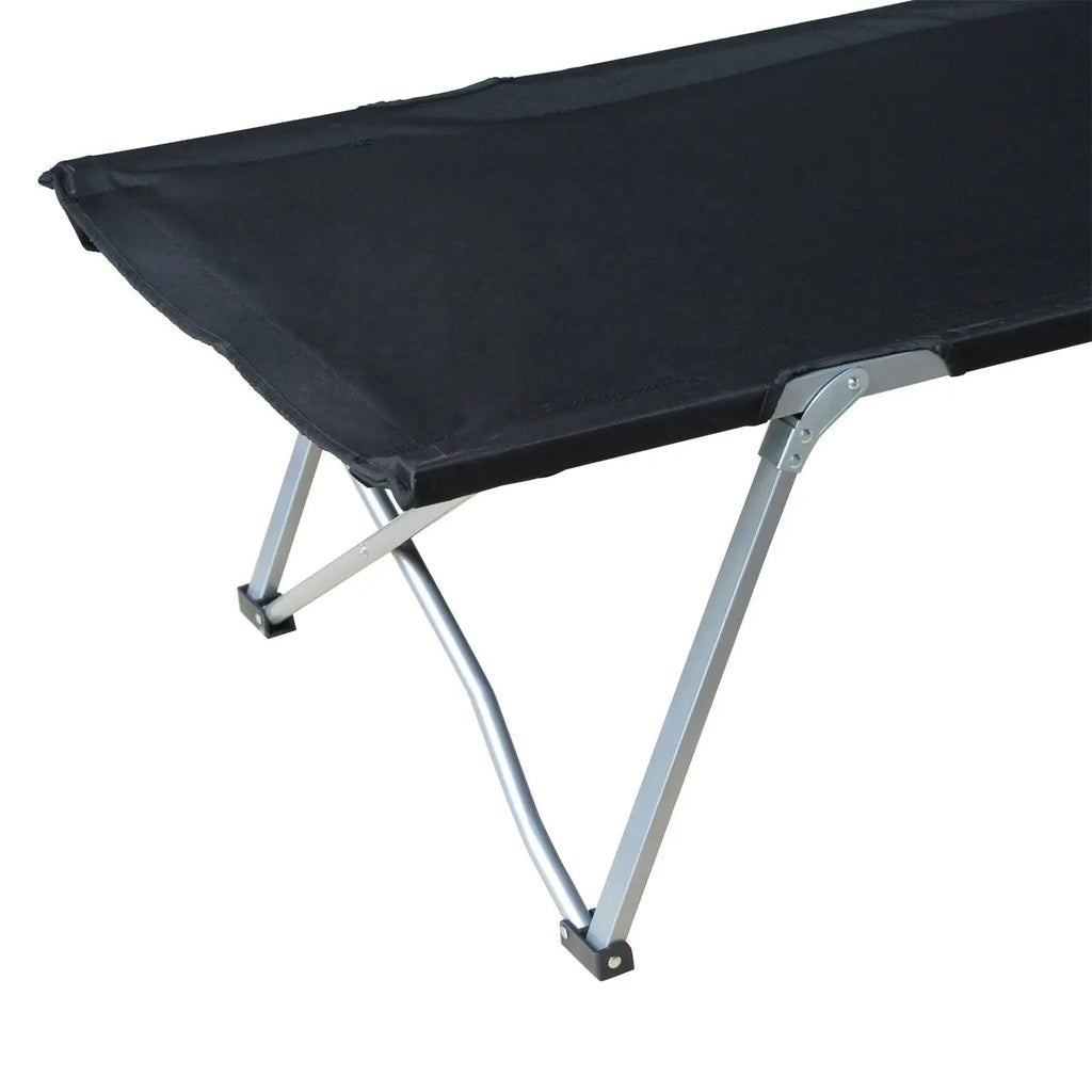 Outsunny Feldbett Campingliege klappbar mit Tragetasche Outdoor