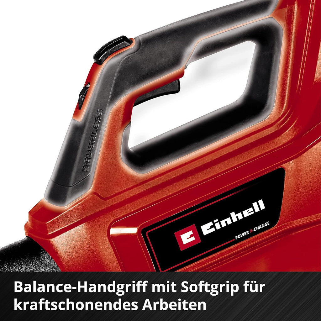 Einhell Professional Akku-Laubblser GP-LB 36/210 Li E-Solo Power X-Change (Lithium-Ionen, 816m/h Blasleistung, Turboschalter, 3-stufiges + abnehmbares Rohr, ohne Akku und Ladegert)