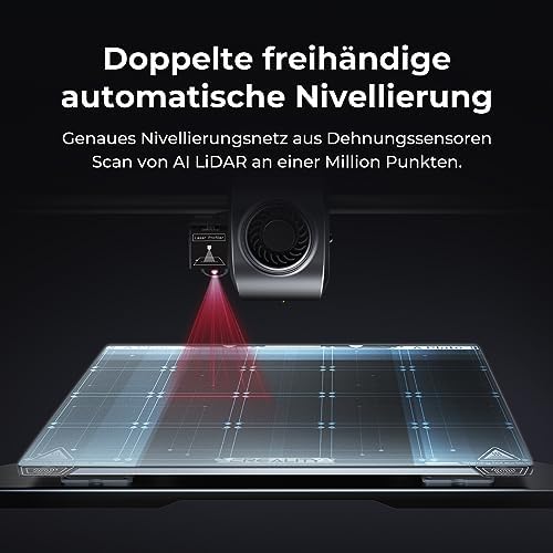 Creality K2 Plus Combo 3D-Drucker, 16-Farben Multimaterial-Druck, 350³mm XXL-Bauraum, Servo-Direktantrieb, Dual-KI-Kameras, Ultra-Leise