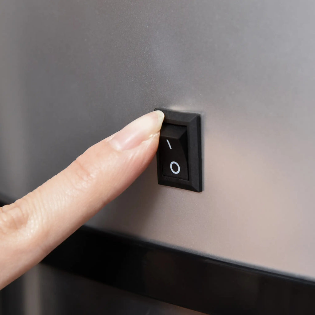 HOMCOM Automatik Mülleimer mit Sensor hygienisch Edelstahl