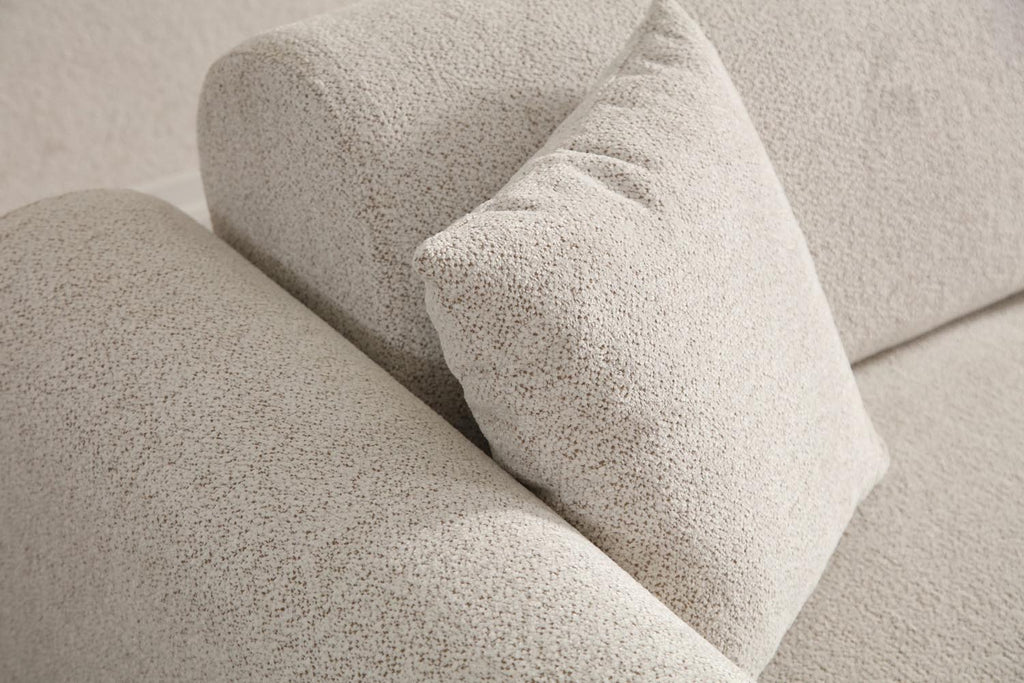 Lyke 3 Sitzer Bettsofa - Sahne