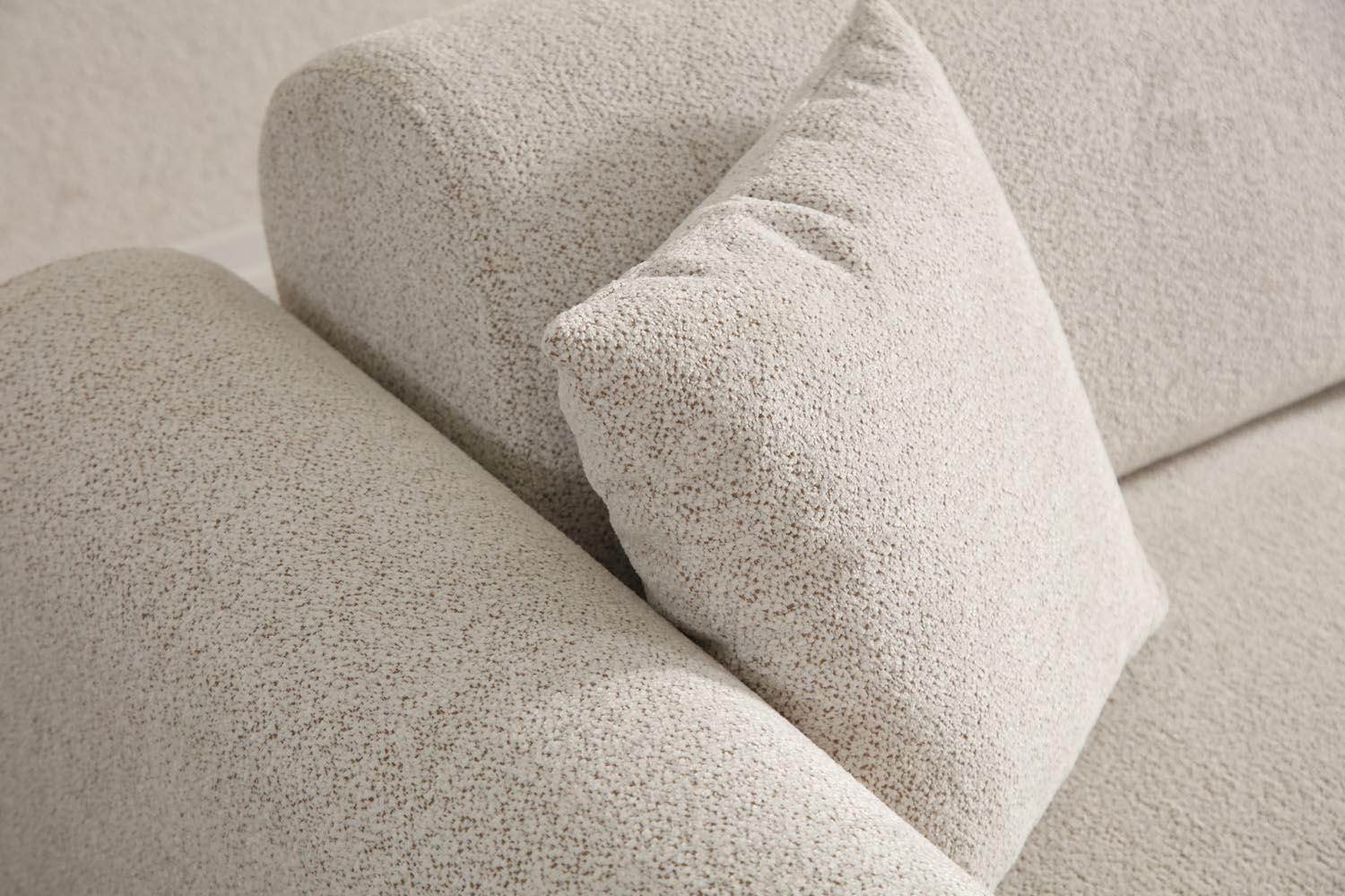 Lyke 3 Sitzer Bettsofa - Sahne