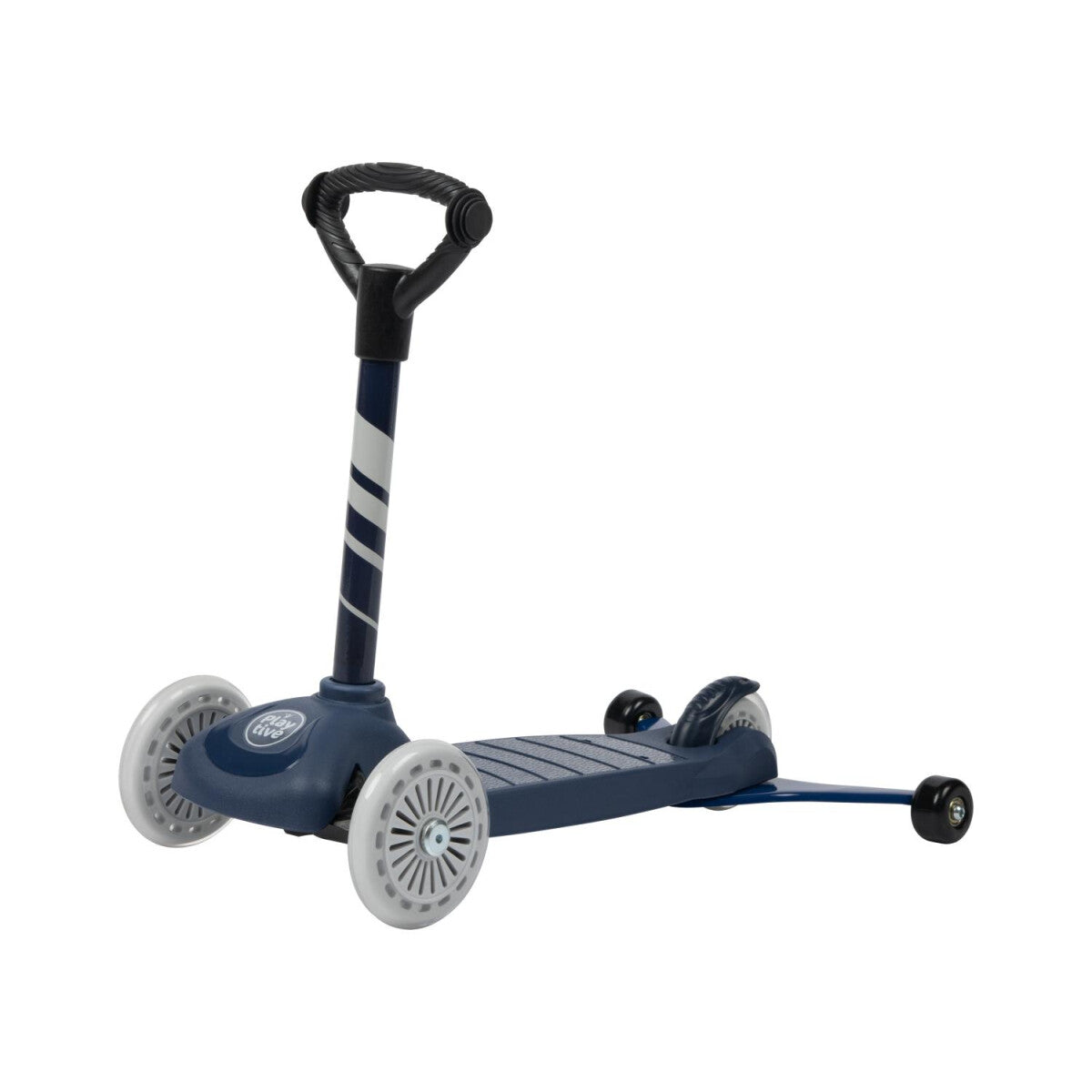 Playtive 4-in-1 Tri-Scooter, mit Stützrädern (Blau) - B-Ware neuwertig