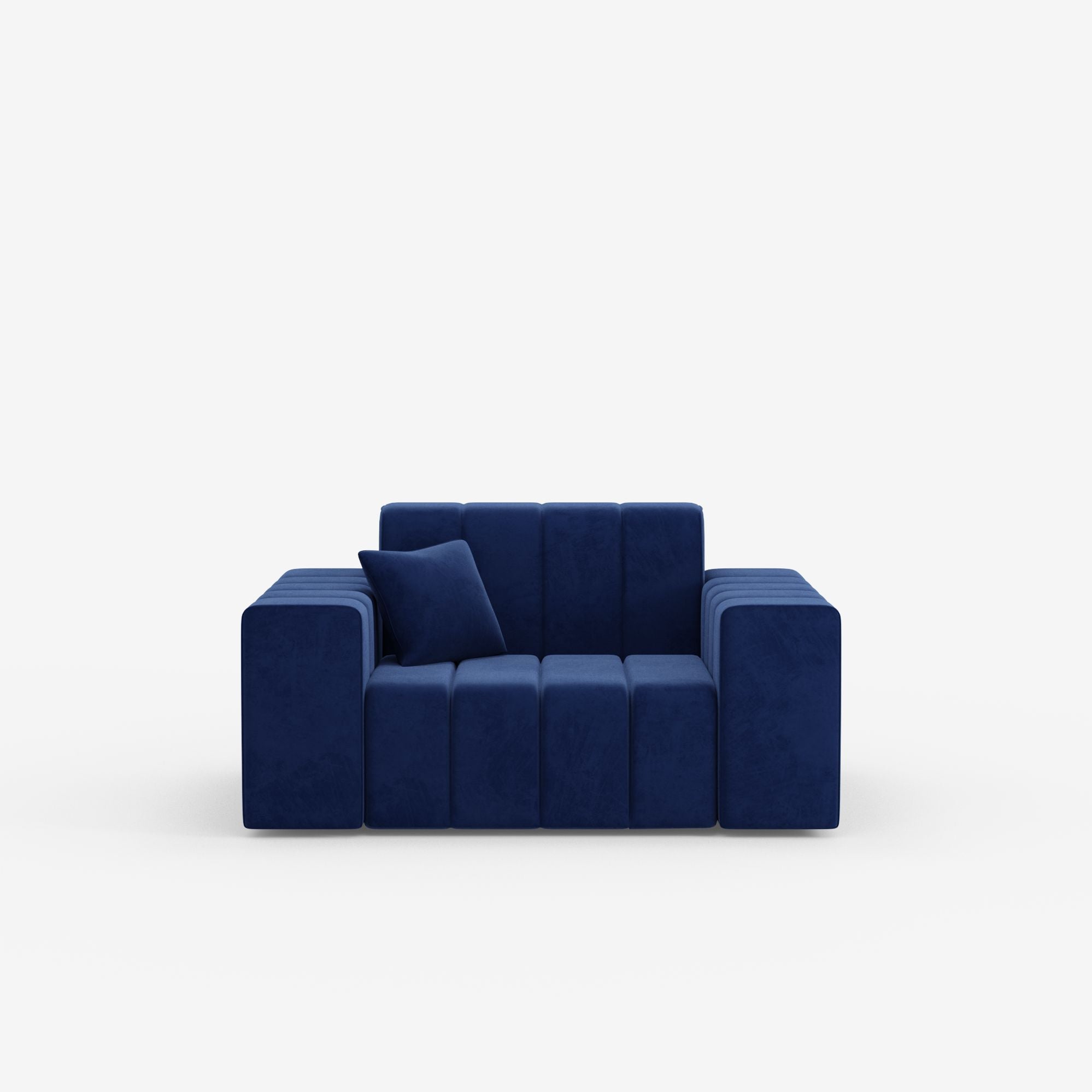 Fauteuil Astra - Structure en bois massif et tissu premium