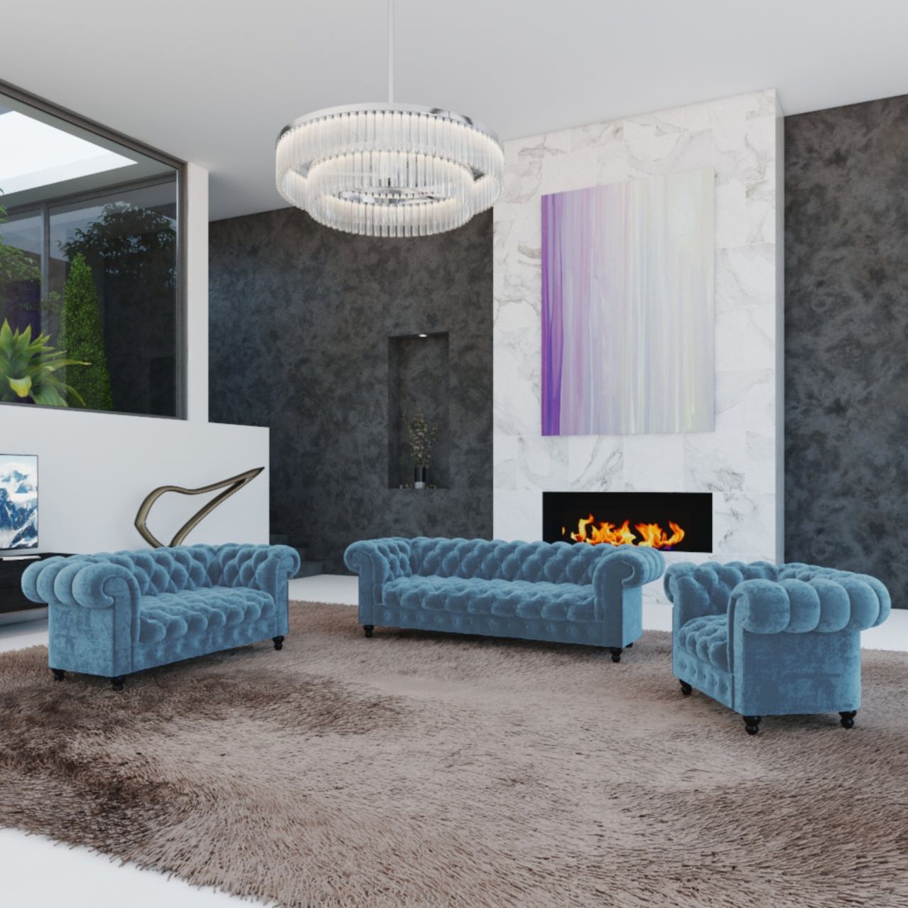 Fauteuil Chesterfield - Style classique intemporel