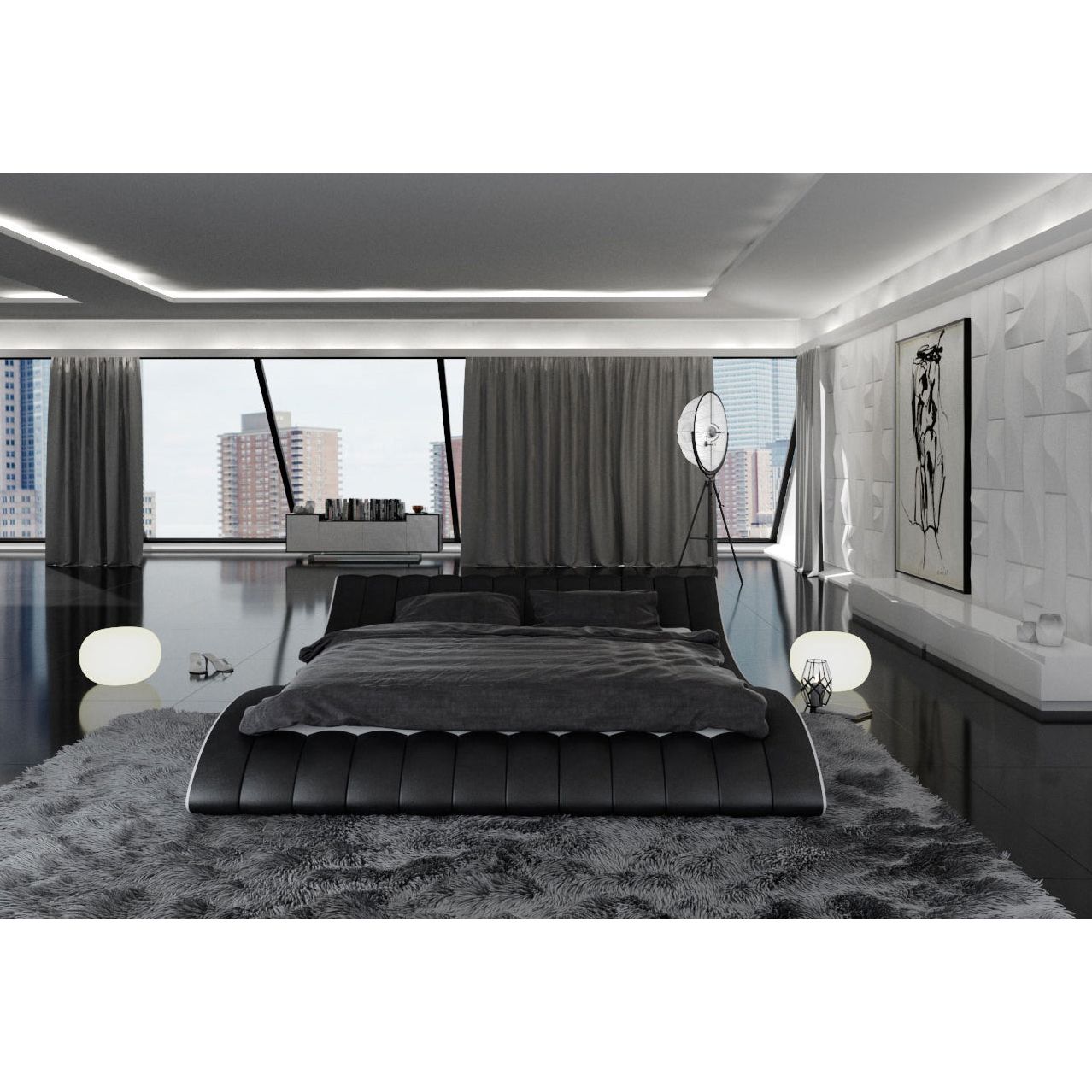 Lit Galileo - Design futuriste et confort exceptionnel