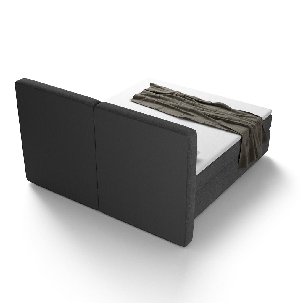 Lit boxspring Lumeo - Rangement et confort intégré