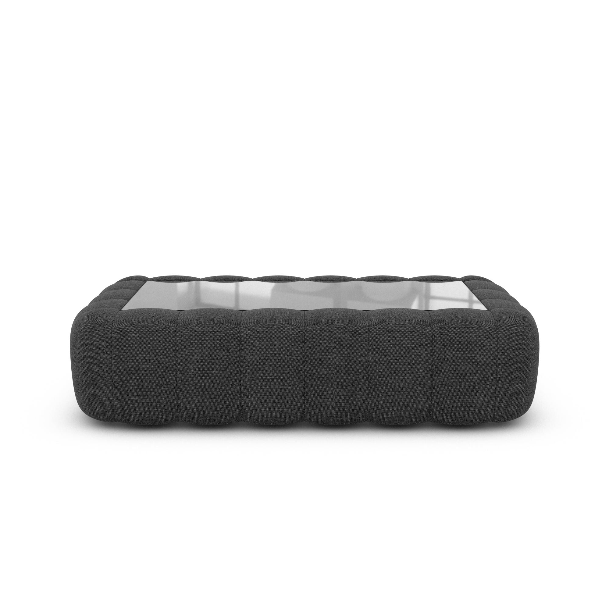 Table basse Liara - Plateau en verre et structure métallique