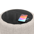 Table d'appoint Cloud - Chargeur sans fil et ports USB