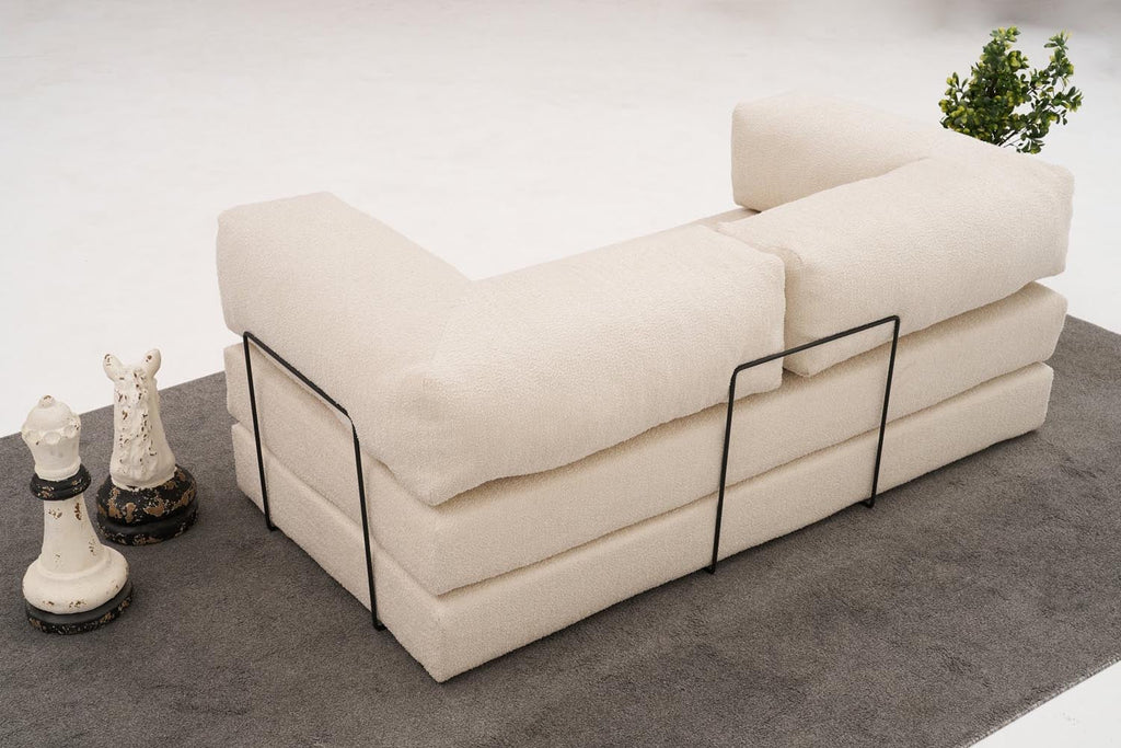 Comfort 3er Sofa - Sahne