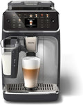 Philips Serie 5500 Kaffeevollautomat – LatteGo Milchsystem, 20 heiße und kalte Kaffeespezialitäten, 40% leiser mit SilentBrew, QuickStart, Grau (EP5544/50)