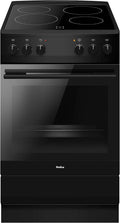 Amica SHC 11509 SM Standherd/Glaskeramikkochfeld und Elektro-Backofen / 50cm / Schwarz-matt/freistehend/mit Eco-Funktion, Ober-/Unterhitze uvm.