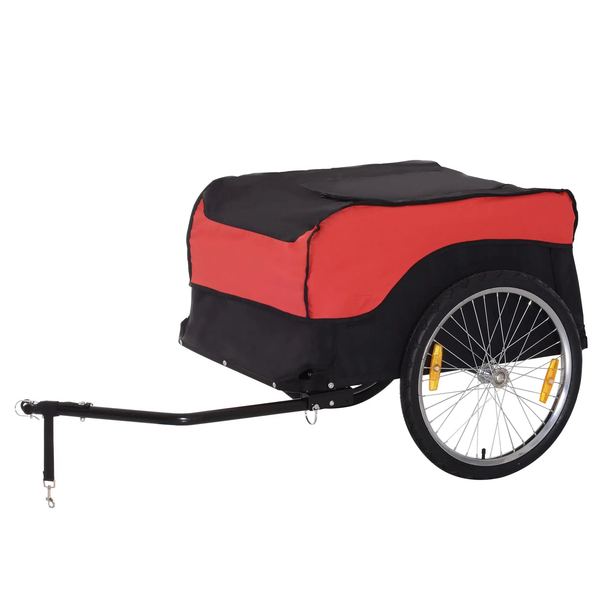 HOMCOM Fahrradanhänger Lastenanhänger faltbar große Transportbox