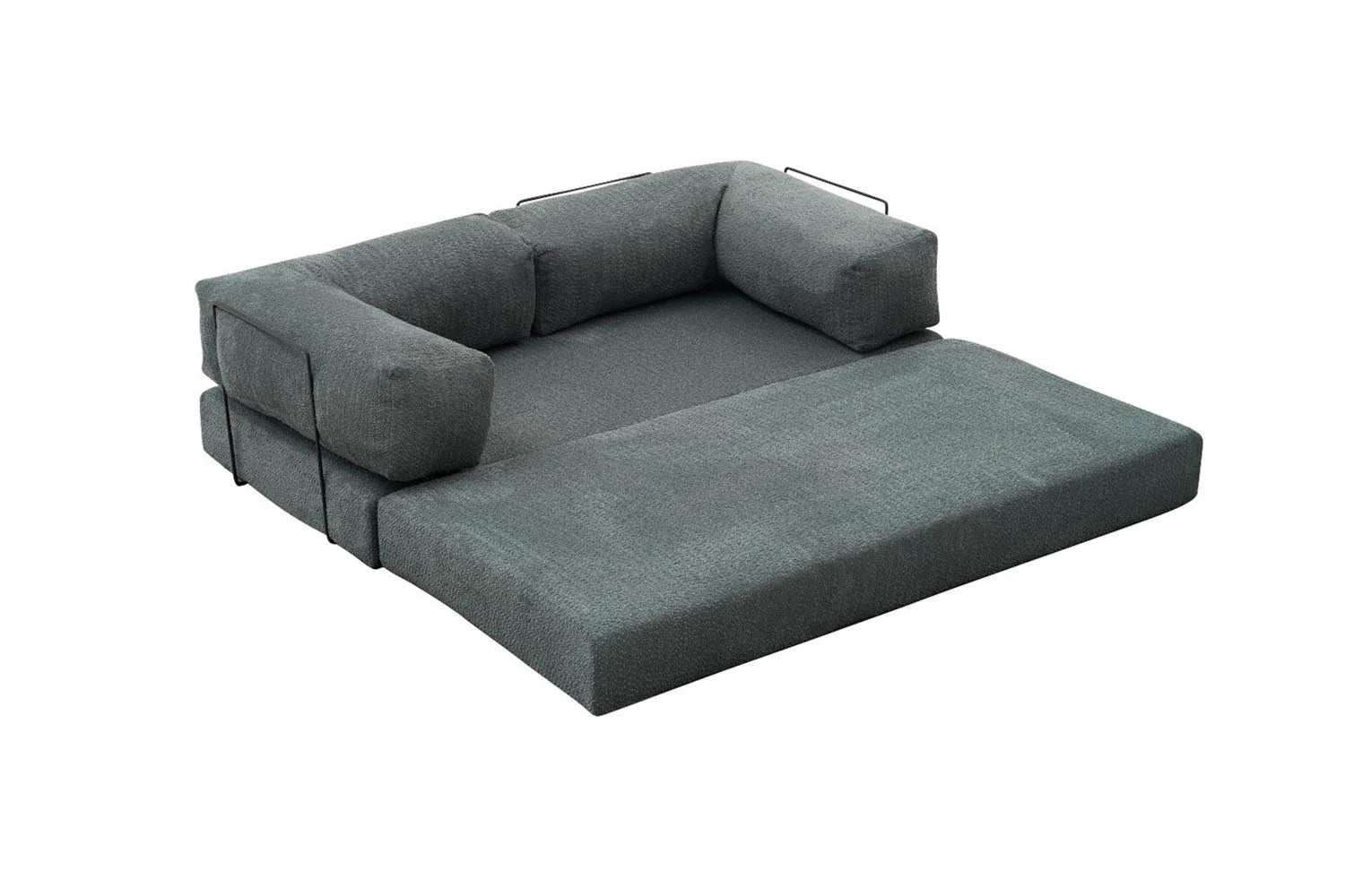 Comfort 3er Sofa - Grün
