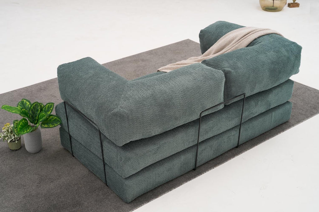 Comfort 3er Sofa - Grün