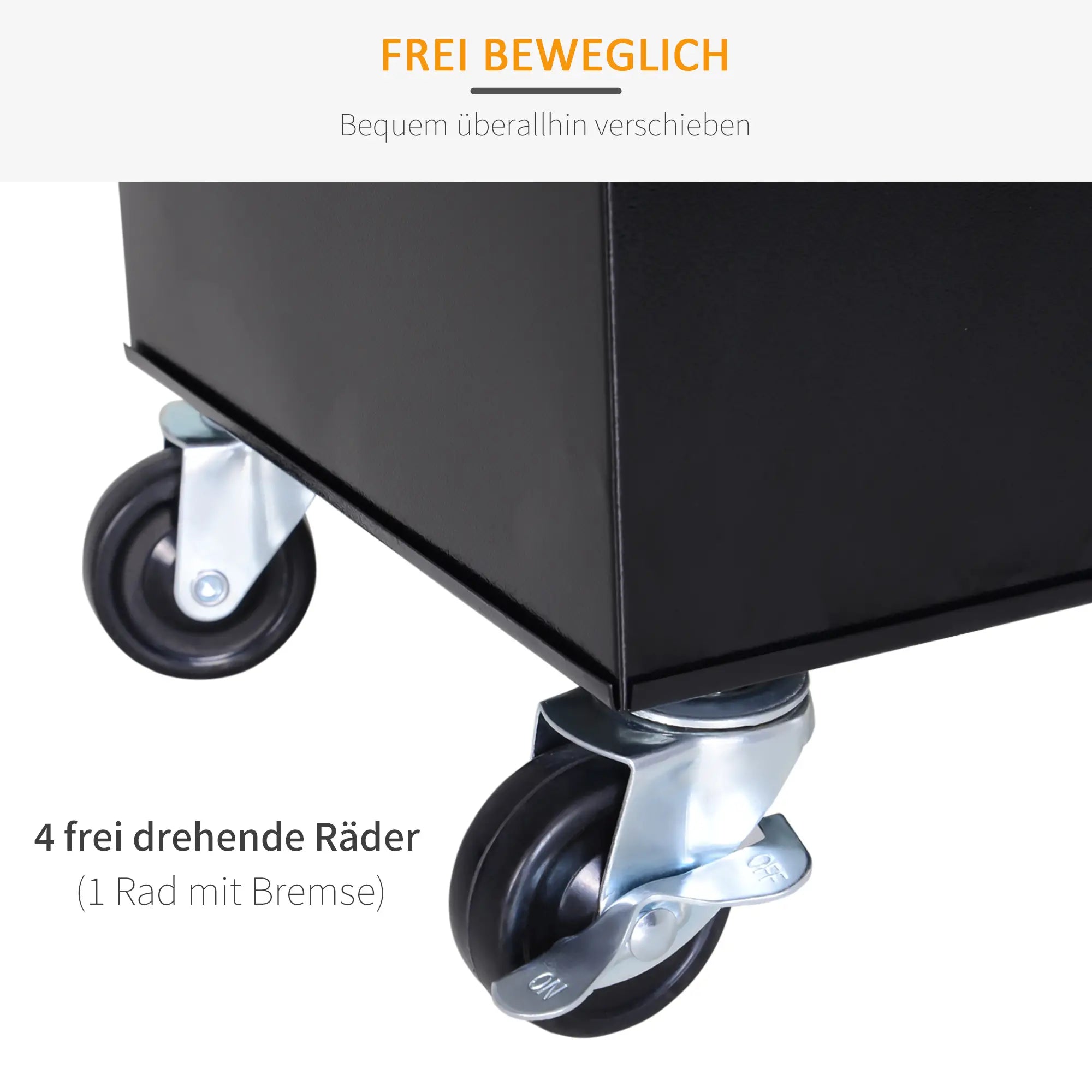 Durhand Werkstattwagen Werkzeugschrank rollbar viel Stauraum