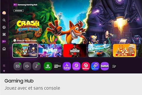Samsung AI TV 55 Zoll QLED 55Q6F 4K Smart TV, Quantum Dots, Q4 Lite Processor, WiFi, Airplay, HDR, Q-Symphony, OTS Lite, Knox Security, Gaming Hub, Bixby, integrierte App Betreiber
