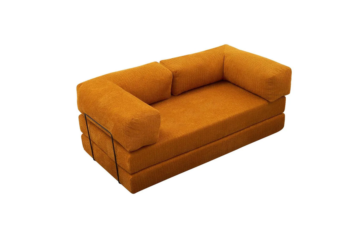 Comfort 3er Sofa - Orange