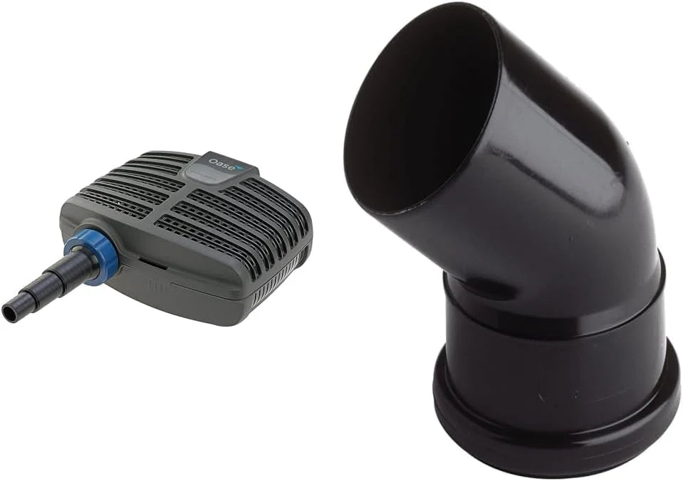 OASE 51096 Filter und Bachlaufpumpe AquaMax Eco Classic 5500, 5300 l/h Förderleistung, energiesparende Bachlaufpumpe, Teichpumpe, Filter, Pumpe, Bachlauf, Dunkelgrau