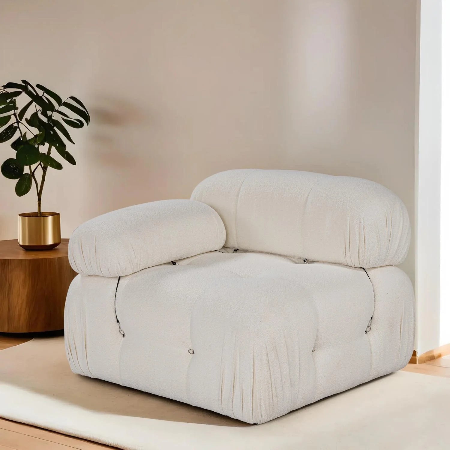 Bubble L1 Modulares Sofa - Weiss