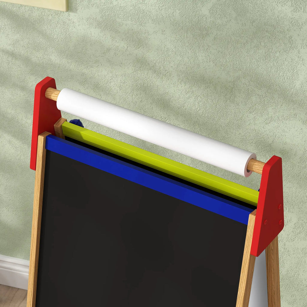 AIYAPLAY 3-in-1 Kindertafel höhenverstellbar – Naturholz