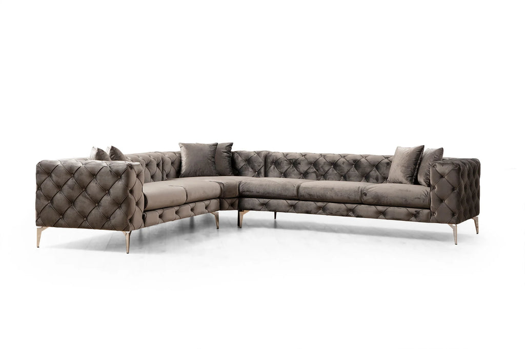 Como Left Ecksofa - Anthrazit