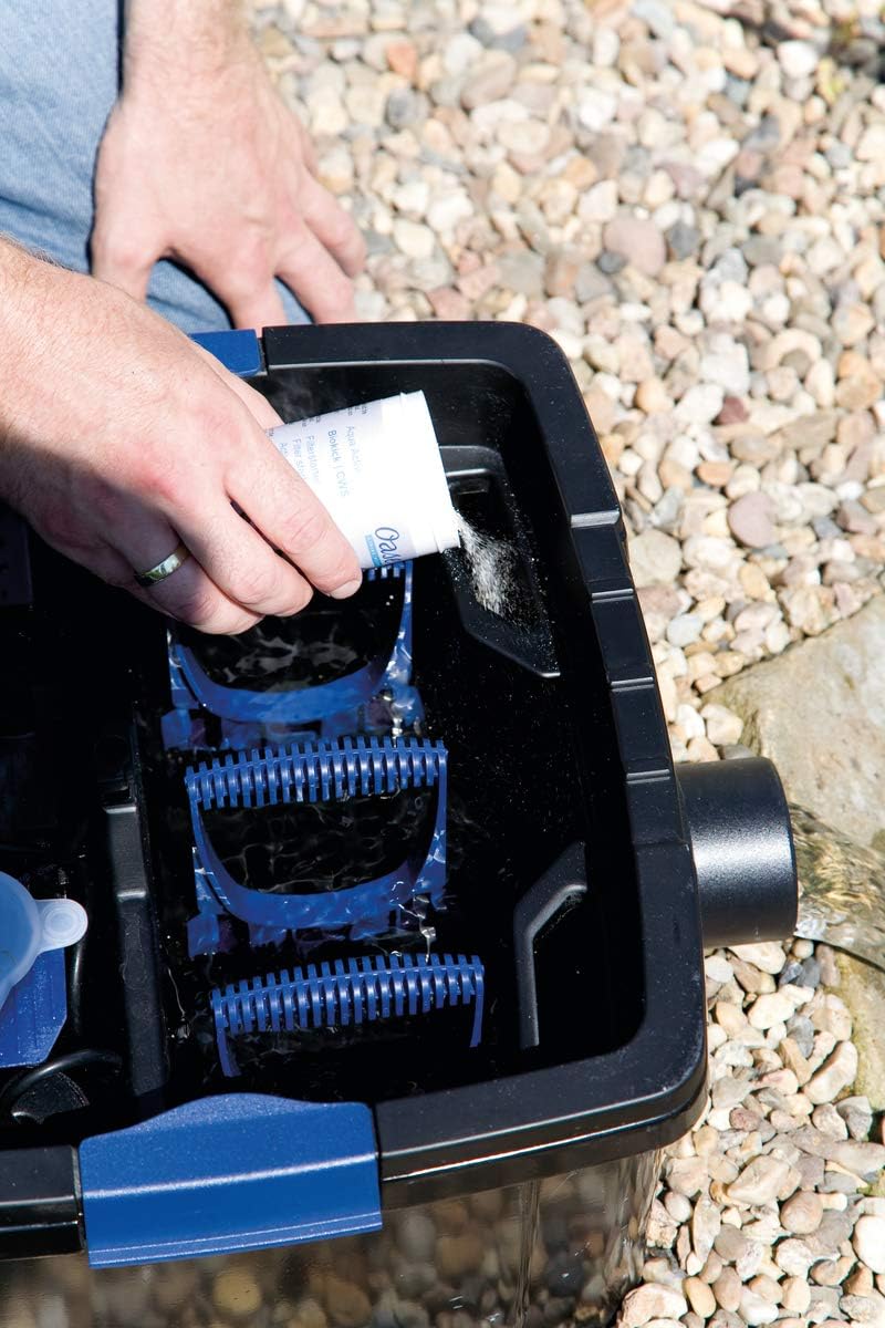 OASE 56789 Durchlauffilter BioSmart Set 36000 geeignet für Teiche bis 36 m³, Filtersystem, Filterkomplettset inkl Filtermaterial, Teichpumpe und UVC Klärer