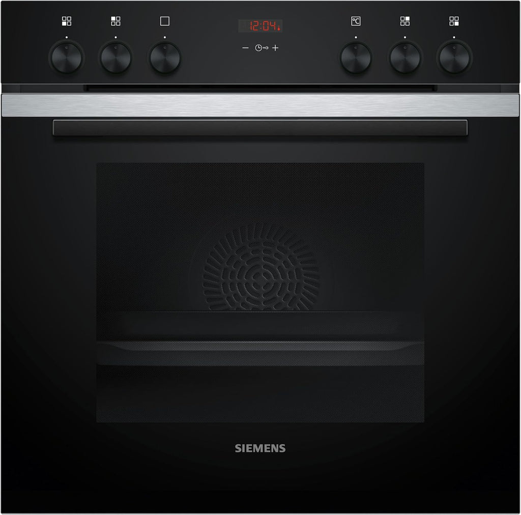 Siemens EQ522IA01, Einbauherd-Set, Bestehend aus HE517GBS4 Herd, 60 x 60 cm, 3D Heißluft, Selbstreinigung, Clip Auszug & EI645CFB6E Induktionskochfeld, Bräterzone, powerBoost, Edelstahl Rahmen