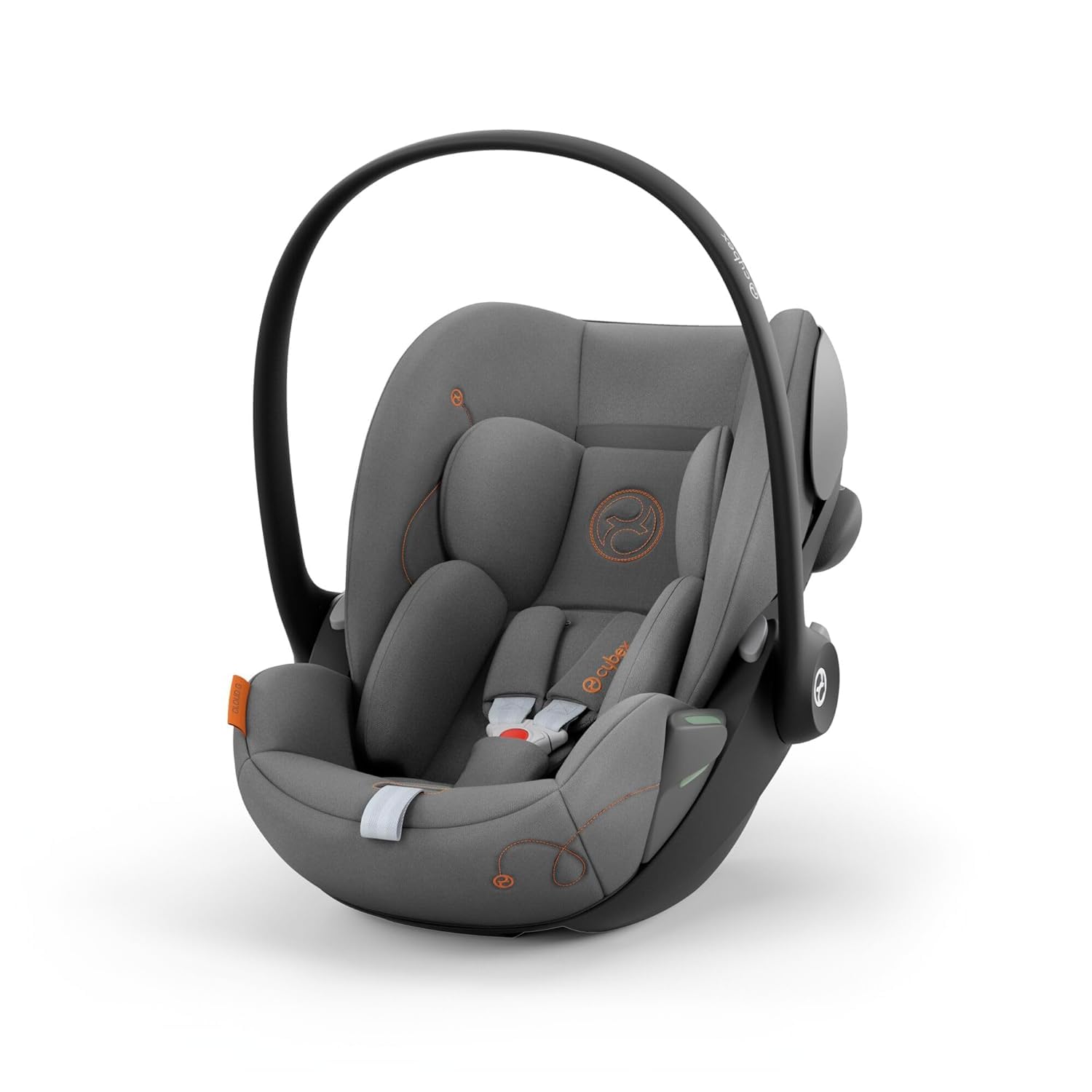 CYBEX Gold Kinderwagen EOS Lux 2-in-1 mit Babyschale Aton B2 i-Size und Babyschalen-Adapter, Reisesystem, Ab Geburt bis 22 kg (ca. 4 Jahre), Moon Black (Schwarz)