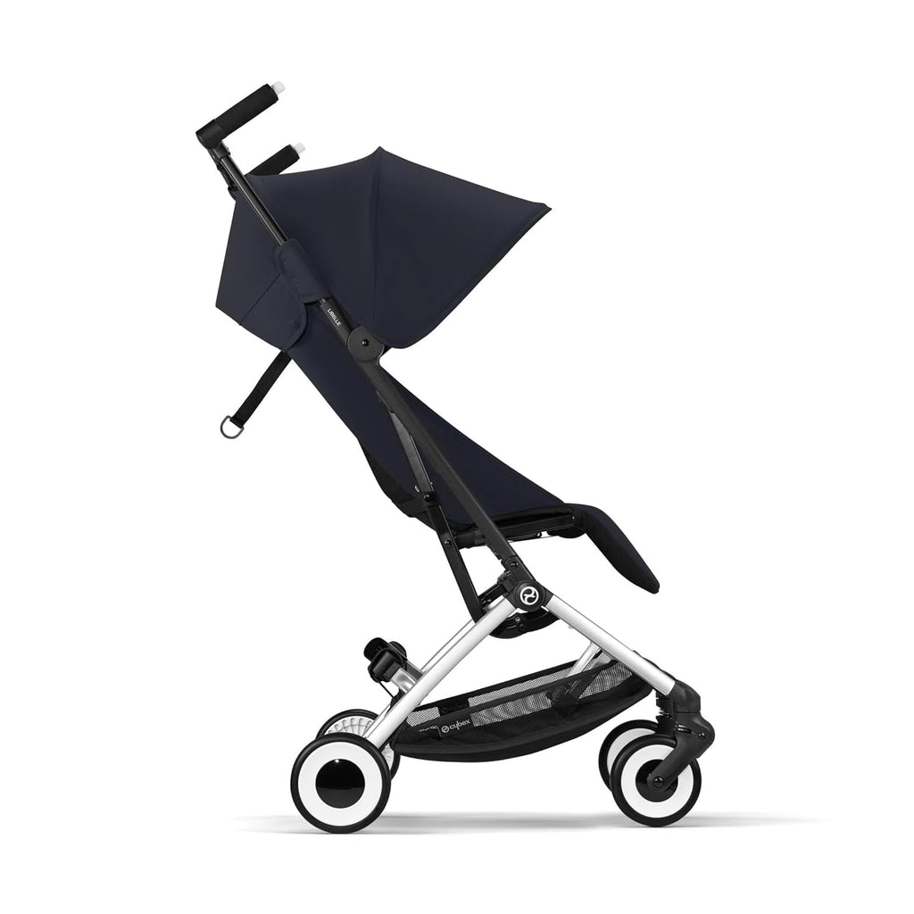 CYBEX Gold Kinderwagen Libelle mit One-Pull Harness, Von ca. 6 Monaten bis ca. 4 Jahre (max. 22 kg), Ultraleicht (nur 6 kg), Almond Beige (Beige mit taupefarbenem Rahmen)