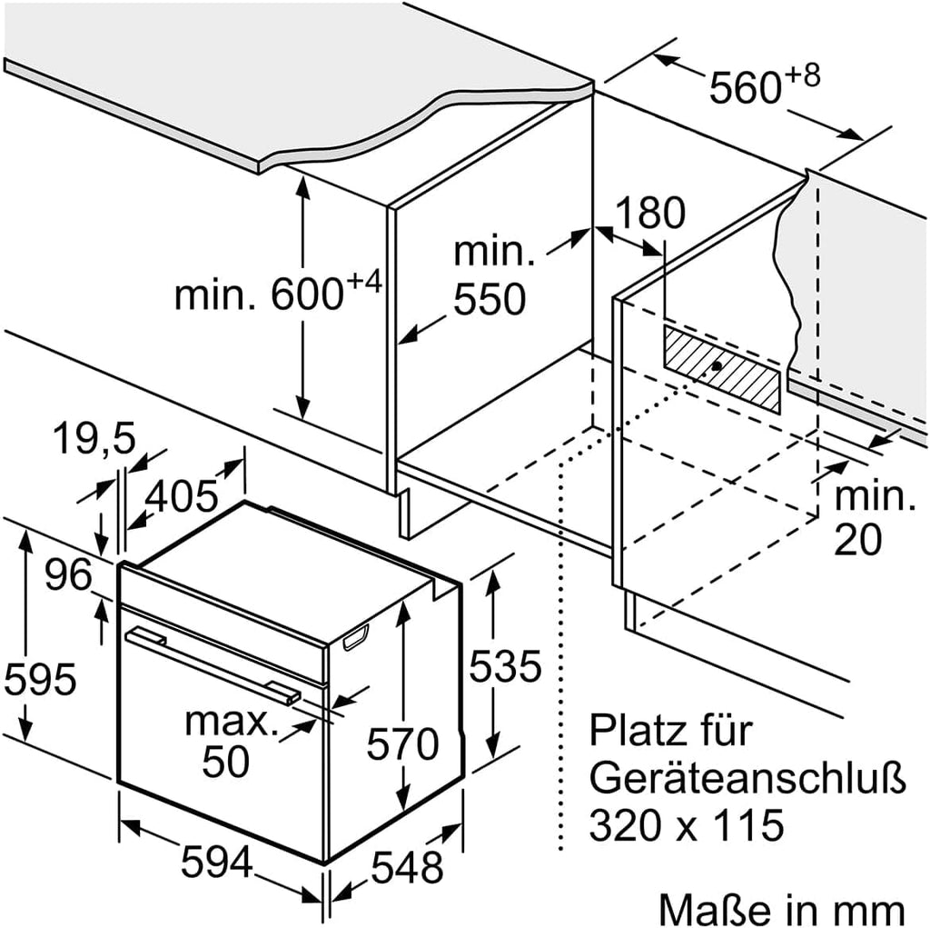 Siemens EQ522IA01, Einbauherd-Set, Bestehend aus HE517GBS4 Herd, 60 x 60 cm, 3D Heißluft, Selbstreinigung, Clip Auszug & EI645CFB6E Induktionskochfeld, Bräterzone, powerBoost, Edelstahl Rahmen