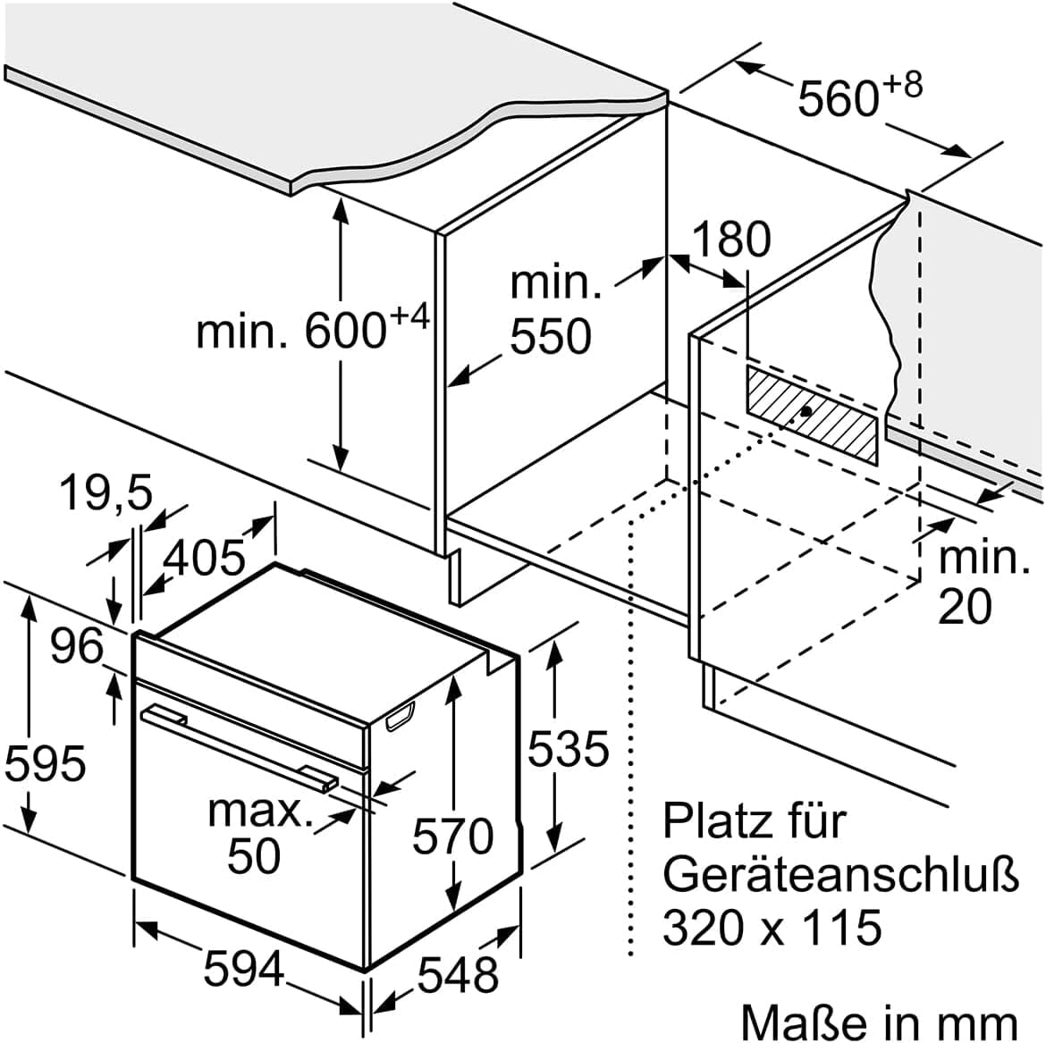 Siemens EQ522IA01, Einbauherd-Set, Bestehend aus HE517GBS4 Herd, 60 x 60 cm, 3D Heißluft, Selbstreinigung, Clip Auszug & EI645CFB6E Induktionskochfeld, Bräterzone, powerBoost, Edelstahl Rahmen