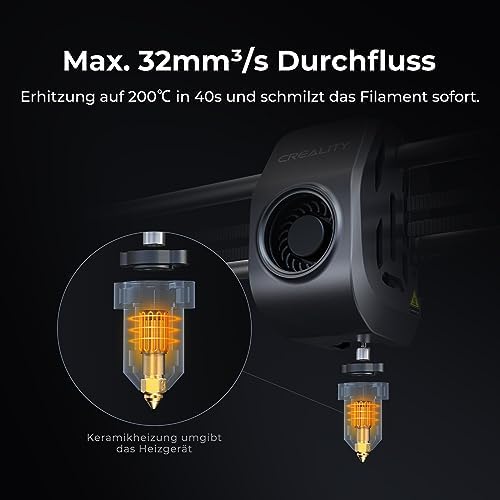 Creality K2 Plus Combo 3D-Drucker, 16-Farben Multimaterial-Druck, 350³mm XXL-Bauraum, Servo-Direktantrieb, Dual-KI-Kameras, Ultra-Leise