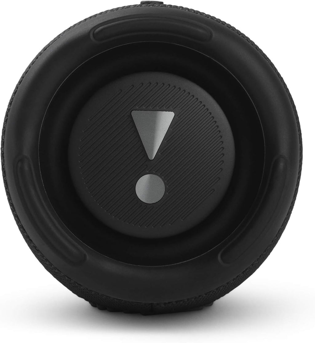 JBL Charge 5 Bluetooth-Lautsprecher in Schwarz – Wasserfeste, portable Boombox mit integrierter Powerbank – Eine Akku-Ladung für bis zu 20 Stunden kabellosen Musikgenuss