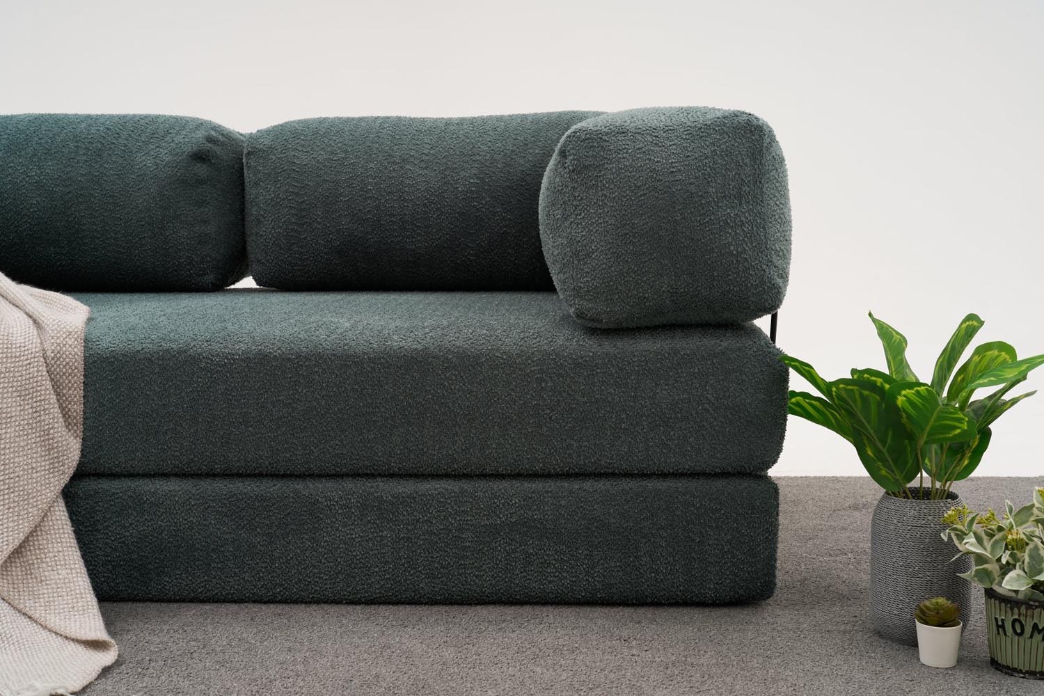 Comfort 3er Sofa - Grün