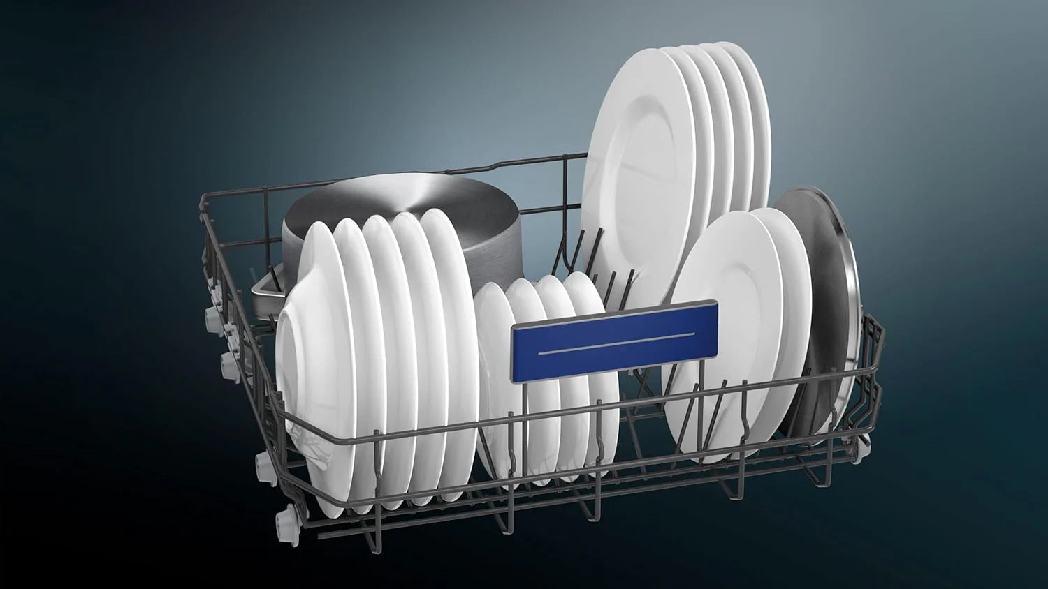 Siemens SN63EX14VE, iQ300 Smarter Geschirrspüler, Vollintegrierte Spülmaschine mit Besteckschublade, 60 cm, Auto Türöffnung dank autoOpen dry, Besonders leise durch iQdrive-Motor, infoLight aquaStop