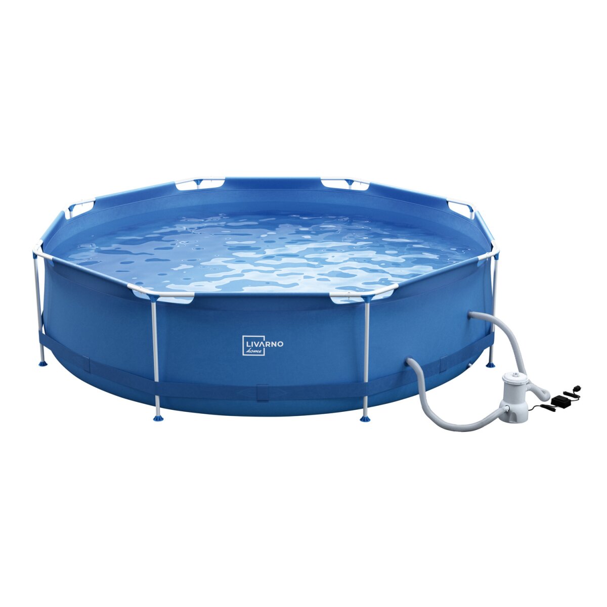 LIVARNO home Metal-Frame-Pool, Ø 300 x H 76 cm - B-Ware neuwertig